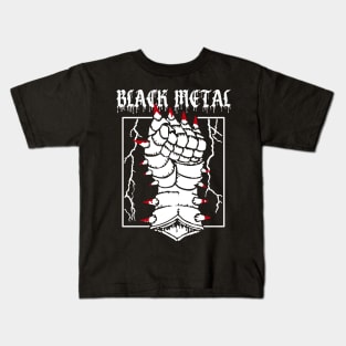 Black Metal Antifa Kids T-Shirt